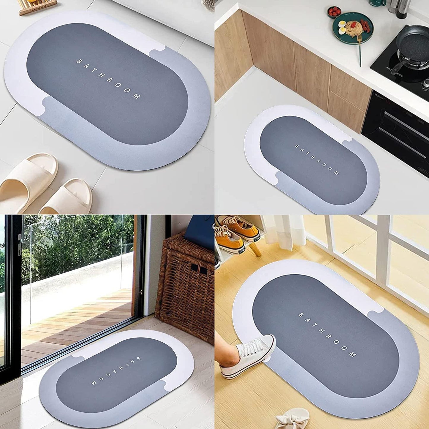 Super Absorbent Bath Floor Mat.