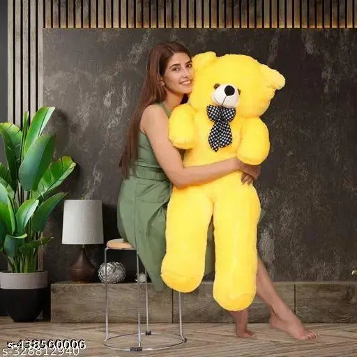 Delightful 2-Foot YELLOW Teddy Bear - Soft Toy for Kids | Giant Plush Teddy, Baby Toy, Girl Toy | Cuddly Companion | Teddy Bear Big